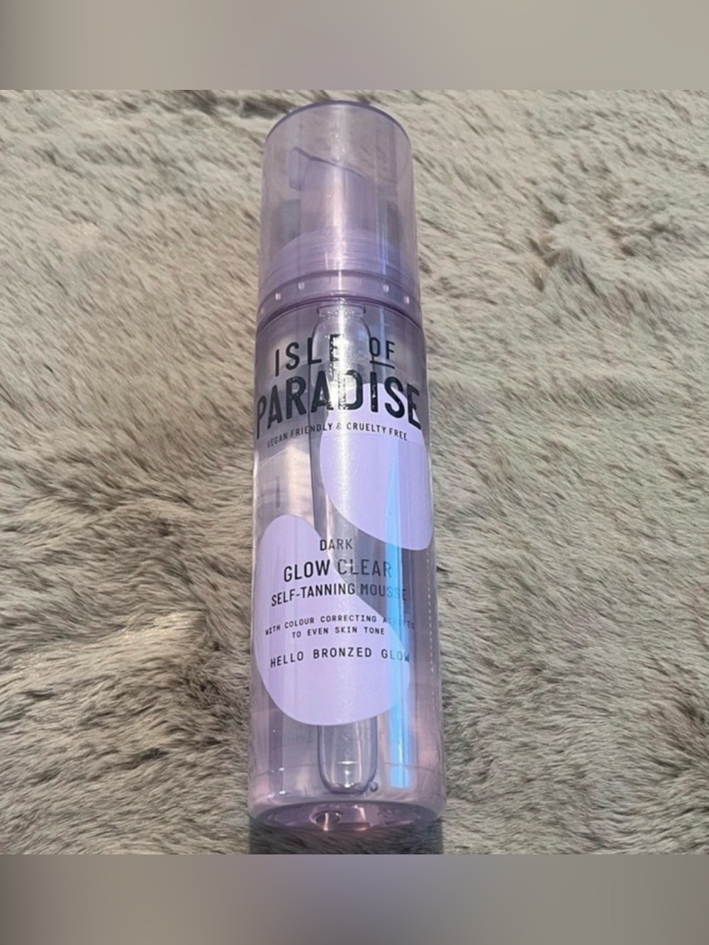 Isle of Paradise “Dark” Glow Clear Self-Tanning Mousse